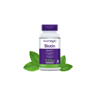 Viên Uống Hỗ Trợ Mọc Tóc, Móng Natrol Biotin 10.000mcg