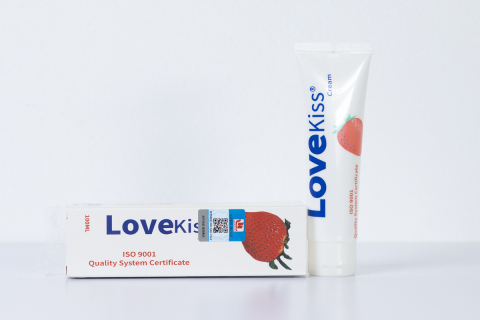 Gel bôi trơn Lovekiss hương dâu 100ml